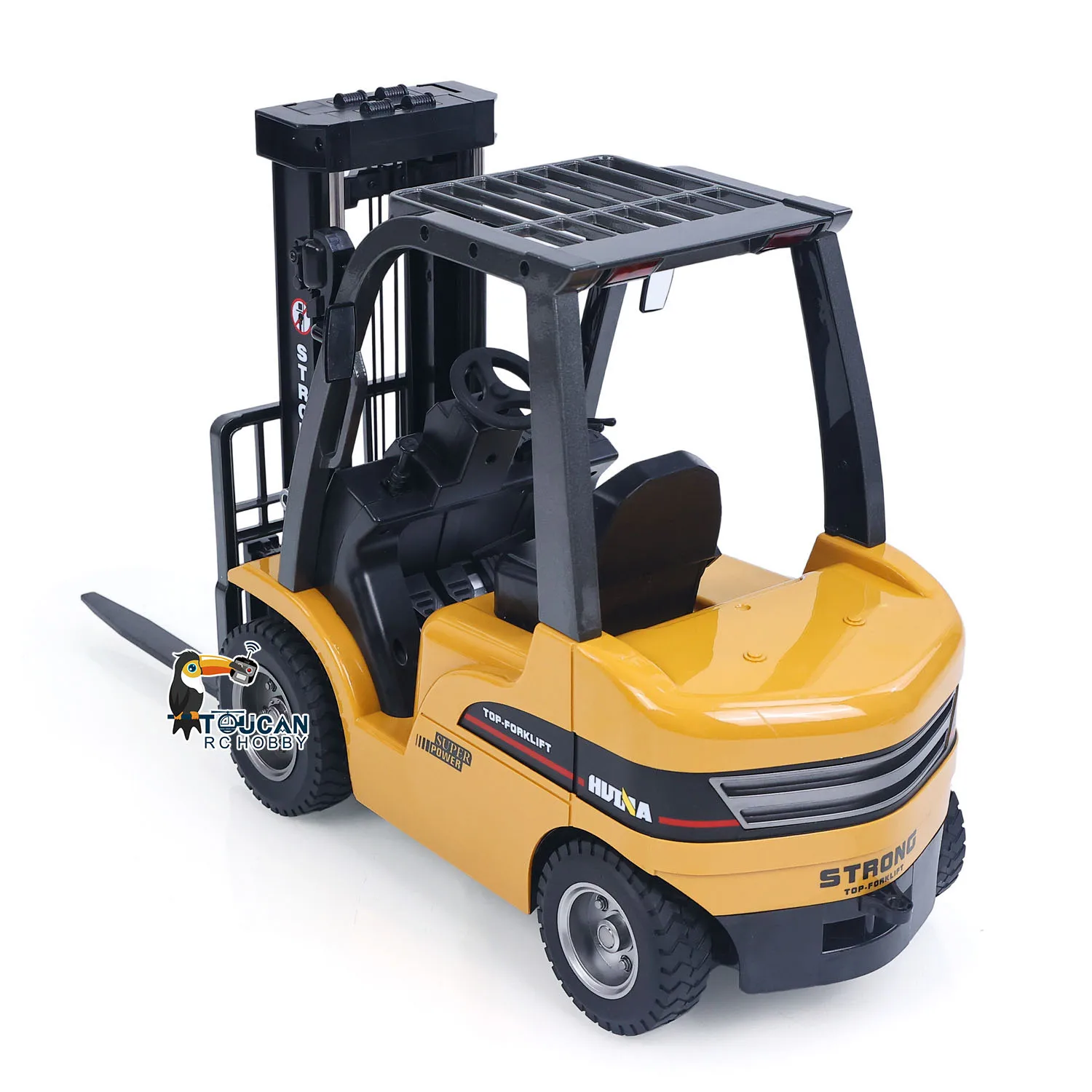 새로운 HUINA 1577 1/14 RC 포크리프트 14CH RTR 전동 리프팅 사운드 라이트 효과 2.4G 무선 조종 자동차 장난감 모델 선물
