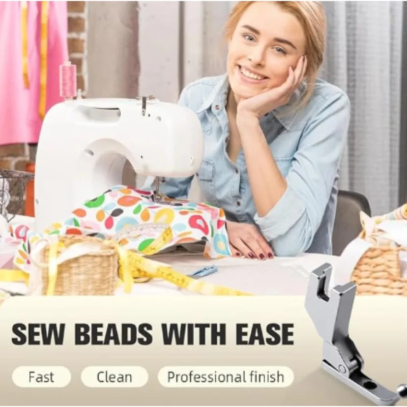 P369 Sequin Presser Foot Specialized for Wedding Dress Fashion Fabric No-Bead-Tapping Sewing Accessory Original Custom-Made