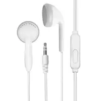 3.5mm In-ear Earphones White For Samsung Galaxy Wired Headset With Mic Jack Headphone For Smart Cell Phones Adjustable Volume - Image 4