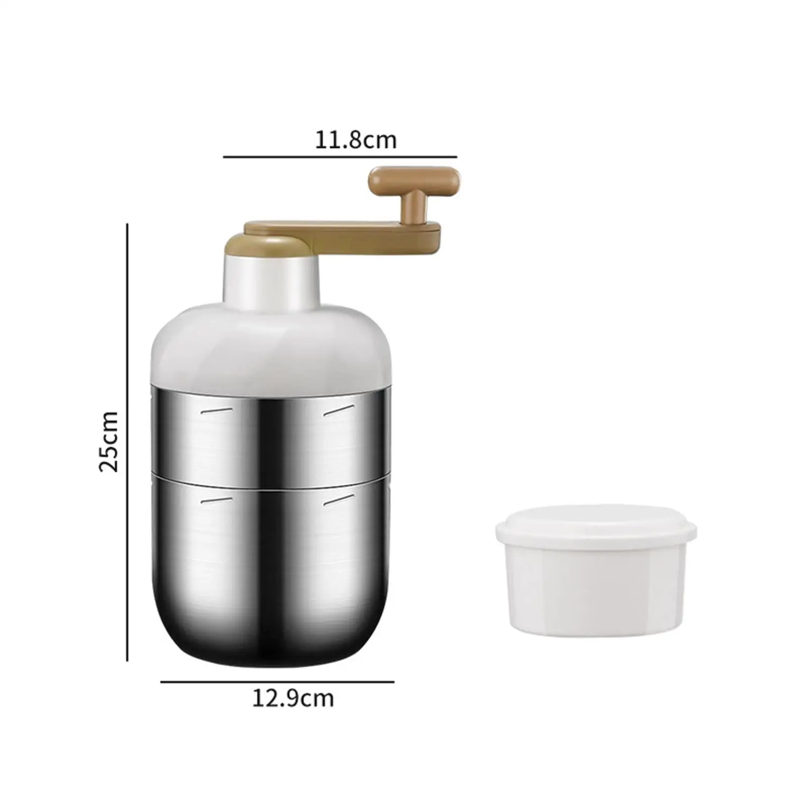 Manual Ice Crusher DIY Homemade Fun Shaved Ice Snow Cone Machine Built in Spring 6