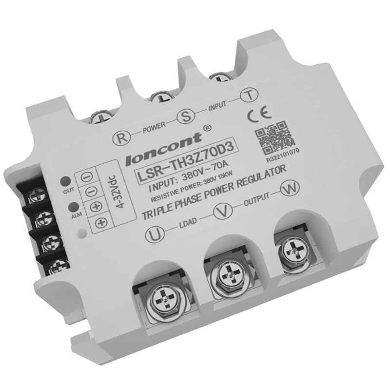 

Трехфазное твердотельное реле переменного тока 70A/380V LSR-TH3Z70D3 DC управляемое AC Бесконтактное