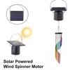 Wind Chime Spinner Solar Motor with Hook Solar Powered Wind Chime Auto Rotate Hanging Hook Rotary Motor Home Balcony Decoration 4