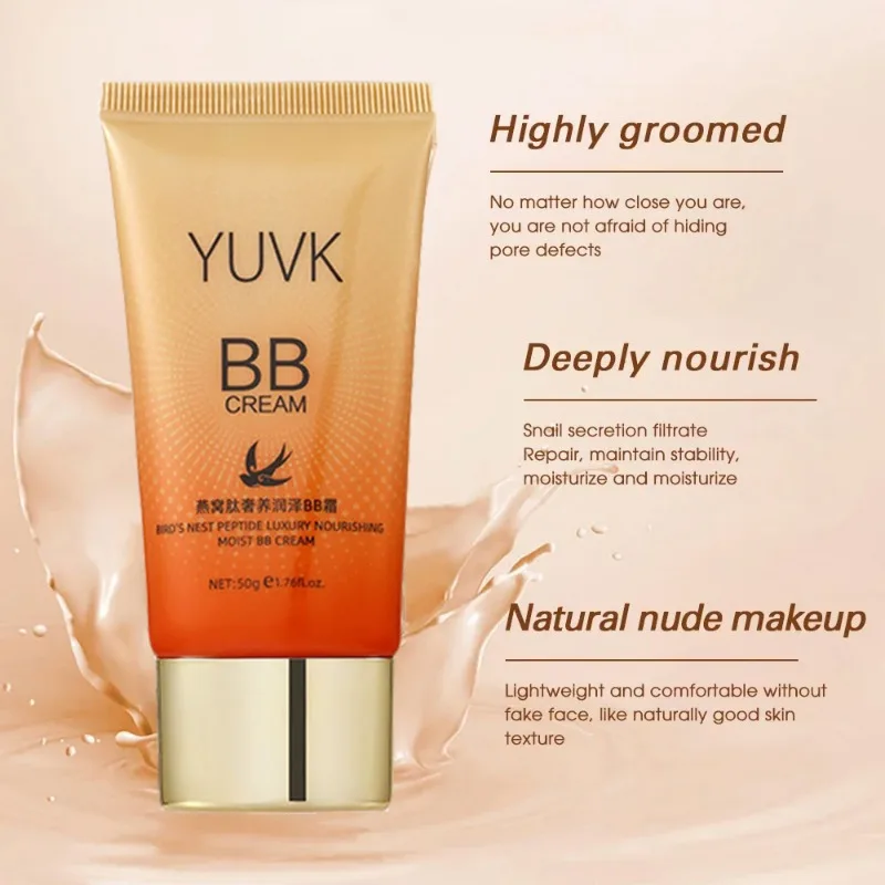 Oil-Control Matte BB Cream Liquid Foundation Waterproof Lasting Full Coverage Acne Spot Dark Circle Concealer Cream Face Makeup 3