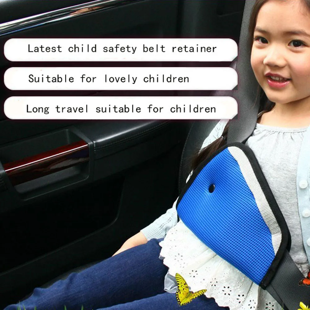 Car Safe Fit Seat Belt Adjuster Triangle Child Car Safety Belt Adjuster Children Resistant Safety Seat