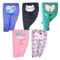 3/5PCS/LOT Newborn Pants Cartoon Four Seasons 100% Cotton Soft Girl Pants Baby Boy Trousers Pants 9-24M-3TM Baby Girl Leggings 2