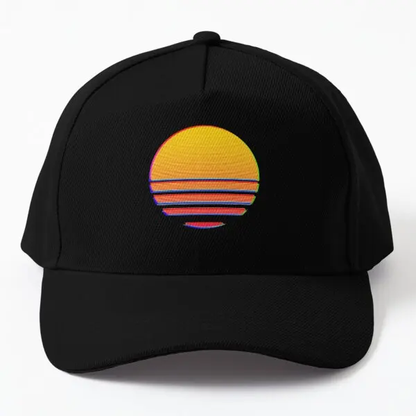 

Outrun Retro Sun Baseball Cap Hat Printed Bonnet Outdoor Black Sport Casquette Czapka Mens Women Summer Boys Casual Spring