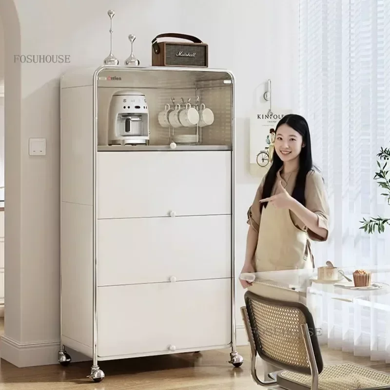 Nordic Kitchen Cabinets Cabinets Multi-functional Sideboards Floor-standing Multi-layer Household Luxury Storage Sideboards K