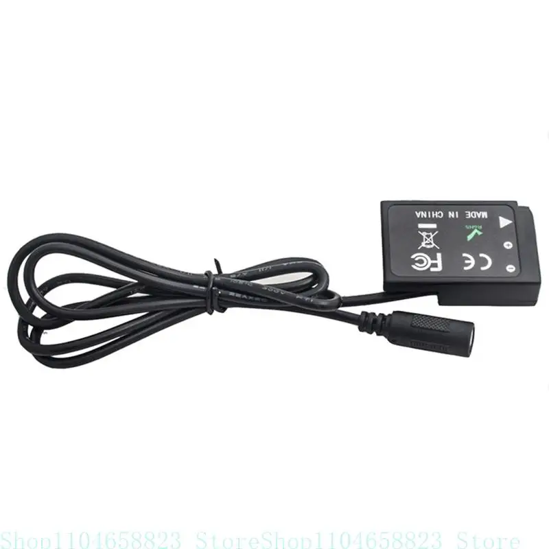 LP-E17 DR-E18 for DC 5.5x2.1mm Coupler Adapter Power Supply Replacement Dummy Battery for 850D 800D 760D 750D