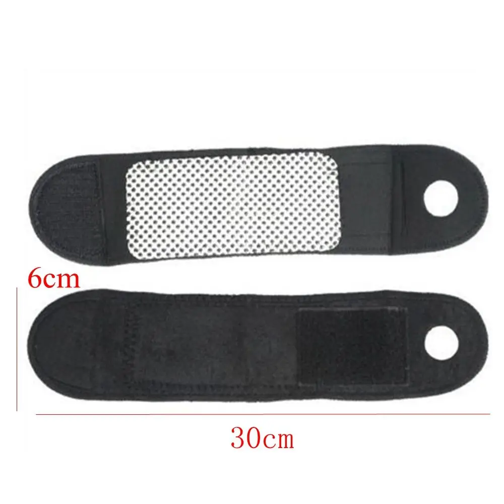 1 Pair Tourmaline Self-Heating Wrist Brace Sports Protection Wrist Belt Far Infrared Magnetic Therapy Pads Braces Health Care