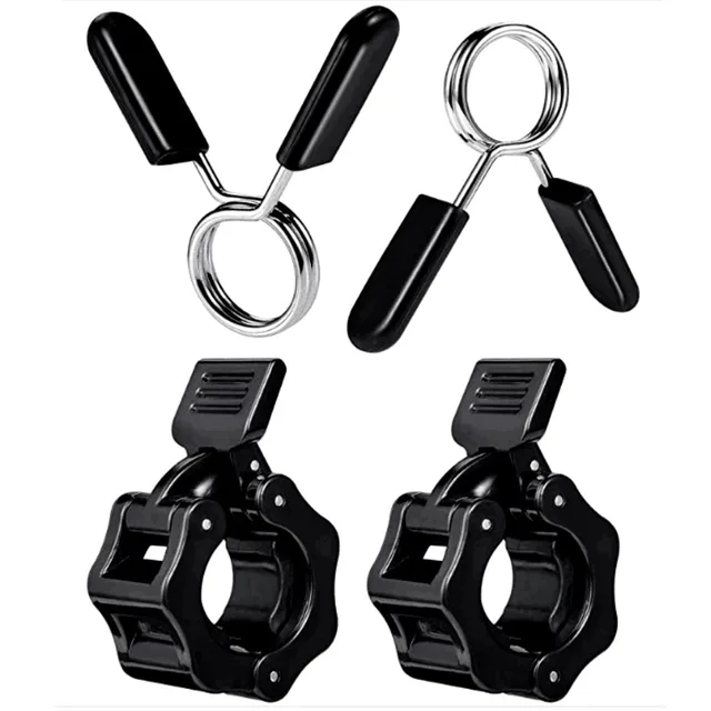 28mm 30mm 25mm Barbell Collar Lock Dumbell Clips Clamp Weight lifting Bar Gym Dumbbell Lock Clamp Spring Clips Weight Lifting 2