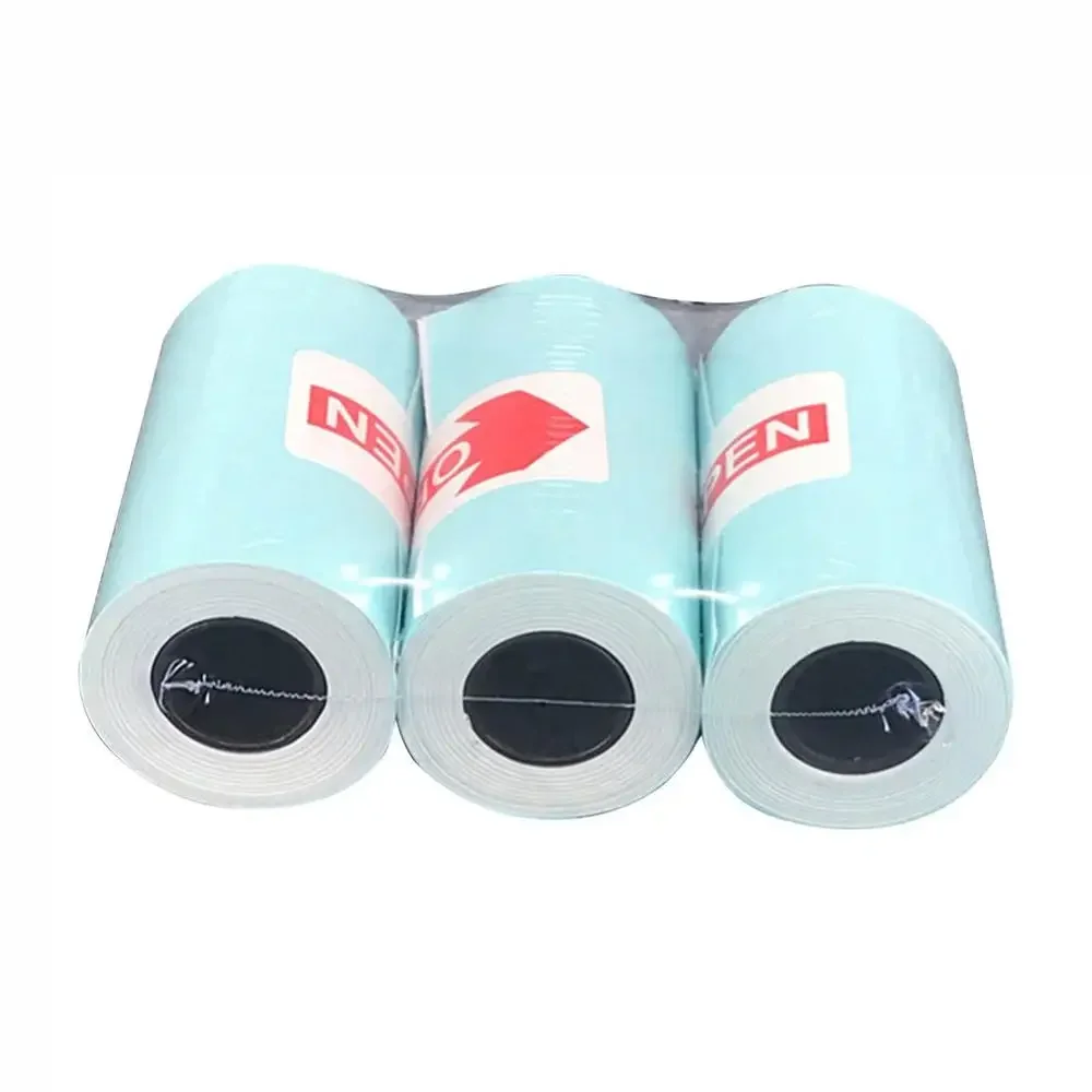 

Thermal Adhesive Photo Paper 3 Rolls Printing Sticker Paper for Mini Pocket Photo Printer Paperang P1 P2 Bill Receipt Papers