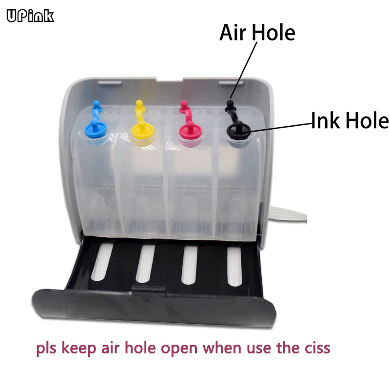 Empty CISS ink system For Epson WorkForce WF-2650 WF-2660 WF-2760 wf-2750 with Auto reset chip 16/16XL