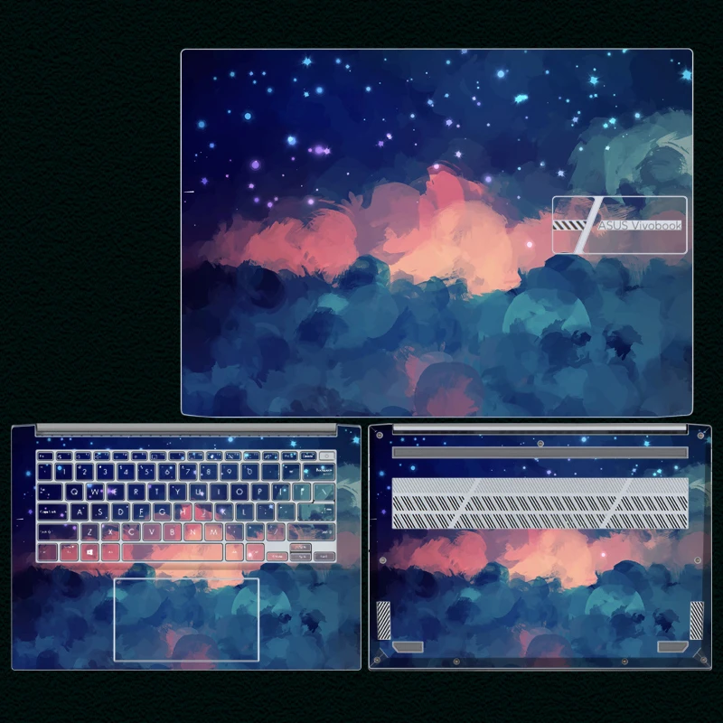 Pelle Protettiva Per Asus Vivobook Pro 16X M7600Q Decalcomanie In Vinile Personalizzate Per Asus Vivobook Pro 14X M7400Q Adesivi Rimovibili