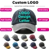 SLECKTON Custom LOGO Caps Retro Cotton Baseball Cap for Women and Men DIY Design Brand Embroidery Hats Graph Printing Unisex 1