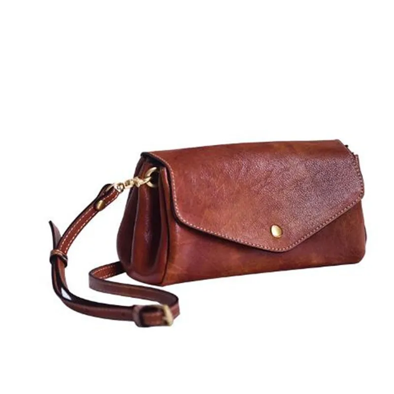 2023 New Luxury Leisure Simple High quality Leather Women's Small Cross bag Weekend Outdoor Natural Cowhide Leather Shoulder Bag