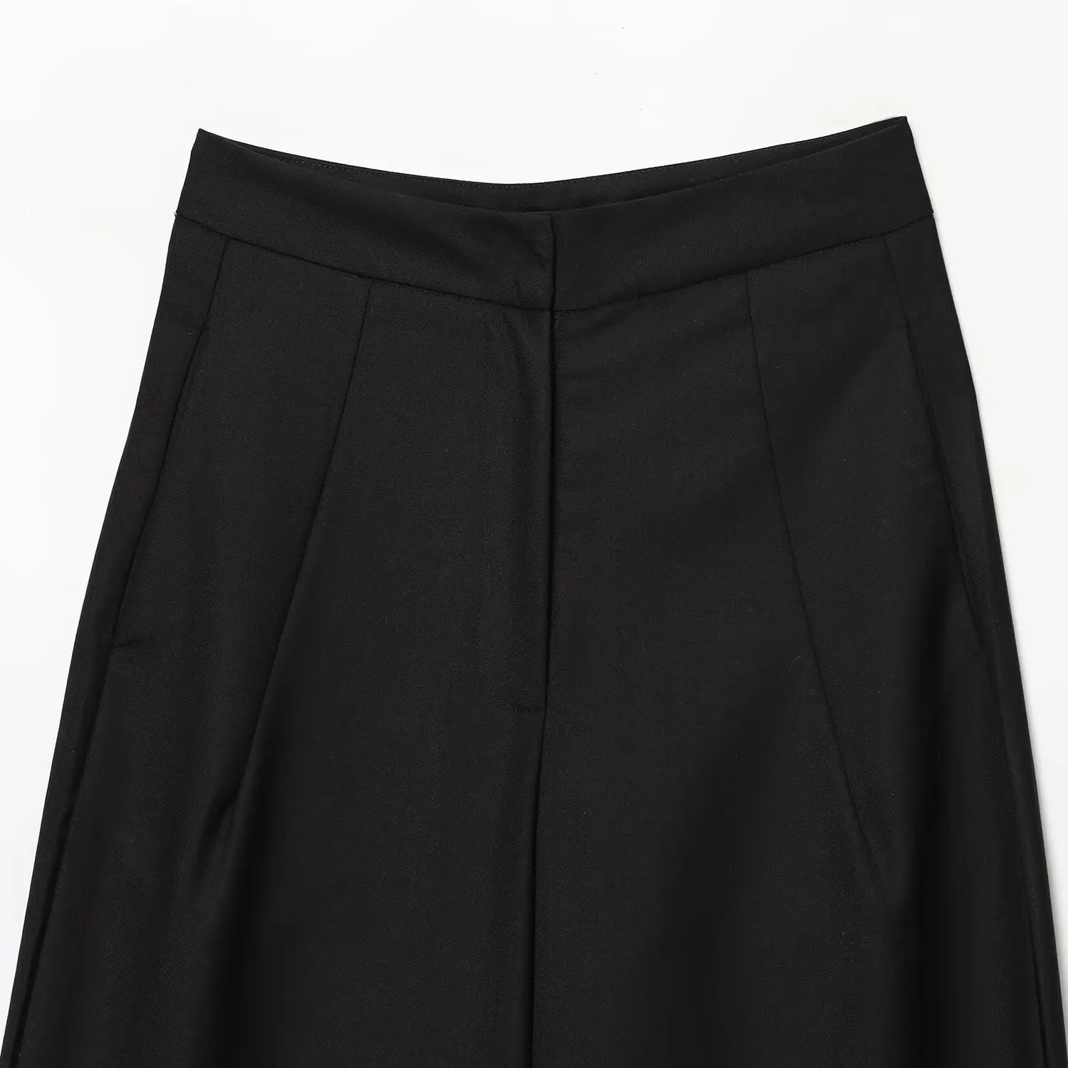 JNLEAOG Autumn New Women's Faionable Draped Balloon Pants Street Sle Straight Leg Casual Trousers for Ladies Polyester Fiber