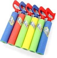 6 Pack Water Guns Shooter Super Foam Soakers Blaster Squirt Guns Pool Toy Plastic Handle Summer Swimming Beach Garden Outdoor 1