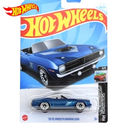 Original Hot Wheels Car 70 Plymouth Barracuda Children Toys for Kids Boys 1/64 Diecast Voiture Model Brinquedos Collection Gift