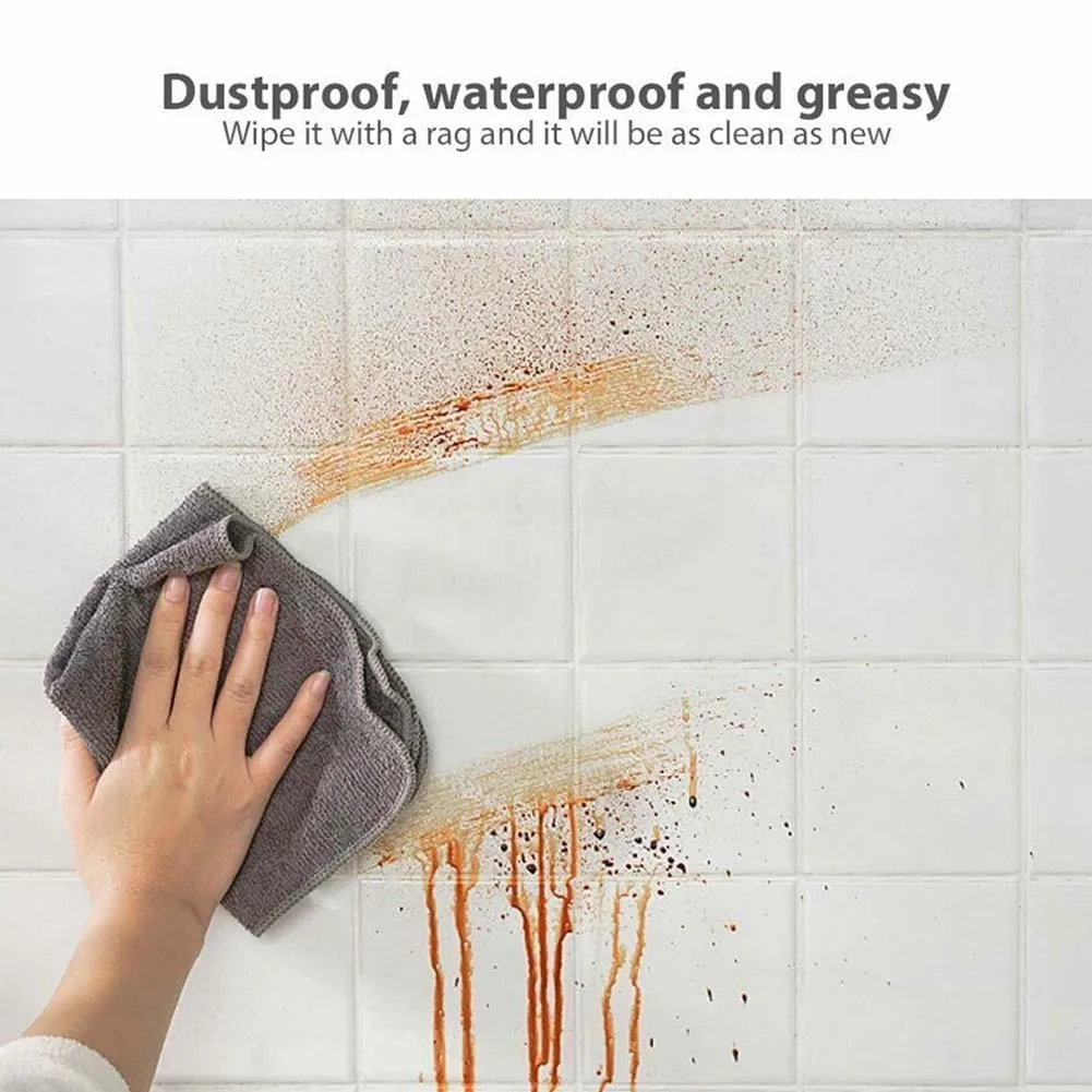 60x300cm Transparent Kitchen Oil-proof Wall Sticker Heat-resistants Self-Adhesives Film Covering Removable Protective Film Shelf