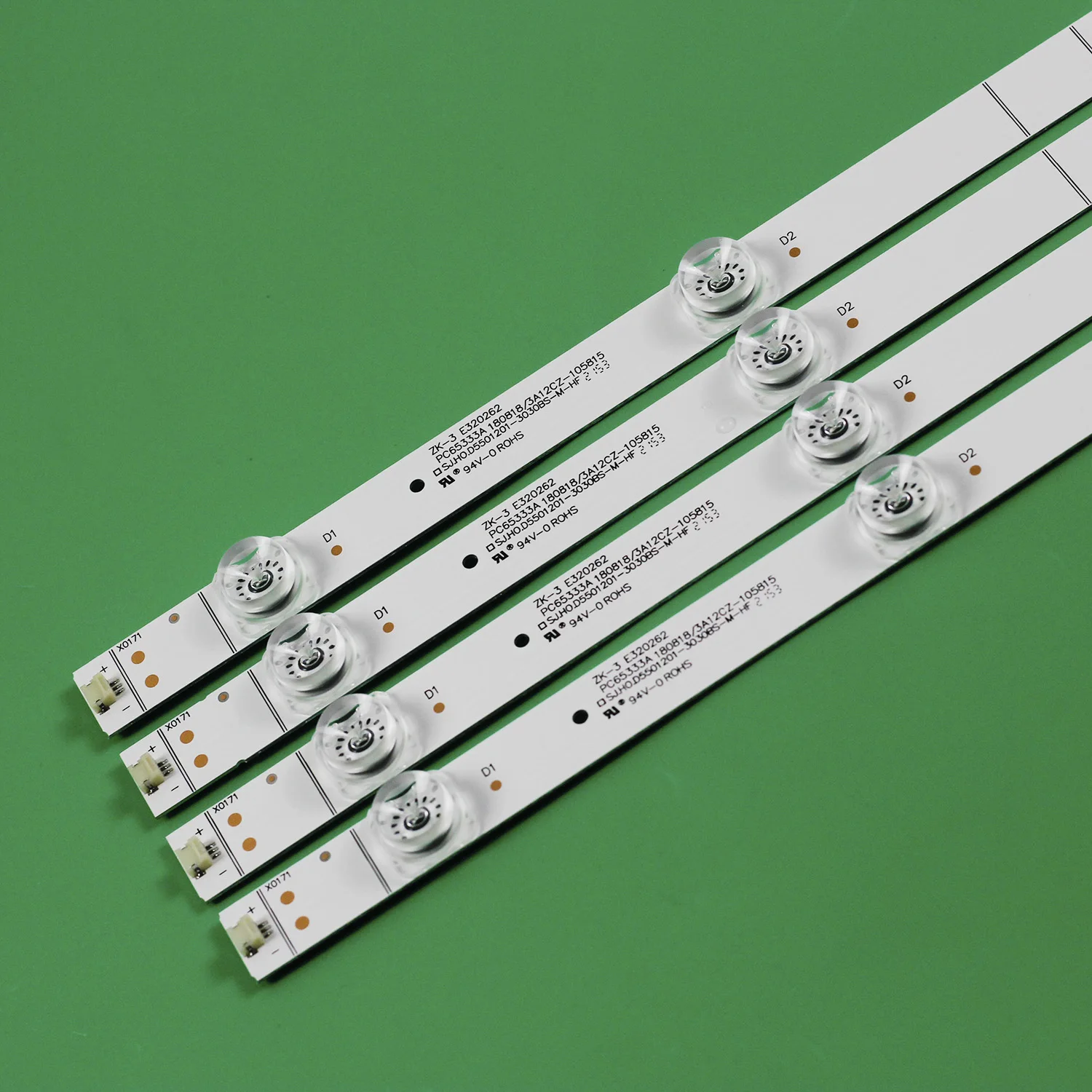 Kit Led Tiras para 55 tv sj ho D5501201 3030bs m hf Sj.ho.d55012013030bs-m-hf 180818 Pc65333a 1202369 55r6e Novo Peças - Imagem 3