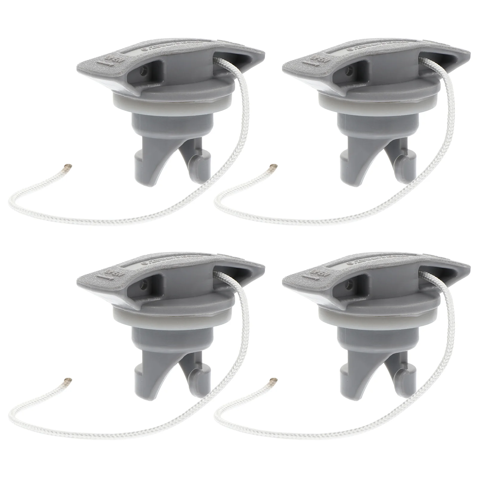 

4 Pcs Kayak Air Valve Cover Boat Adapter Plug Blow up Mattress Rotary Cap Pvc Inflatable Canoe