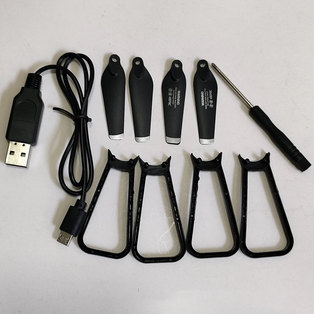 

4DRC V22 Mini Drone Folding Quadcopter Original Spare Part Kit Propeller Blade Guard USB Charger Cable Screwdriver Accessory