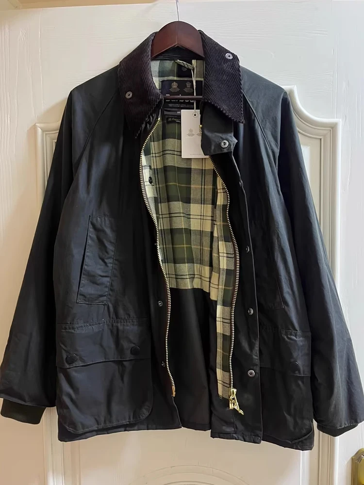 Veste cirée unisexe pour pêche - Imperméable à l'huile - Homme et femme