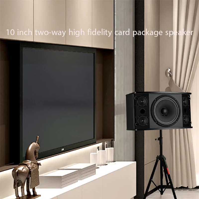 AOSIBAO 10 Inch Woofer Speaker 8Ohm Two Frequency Division Five Unit Speakers HIFI Home Theater Loudspeaker KTV Stage Sound Box