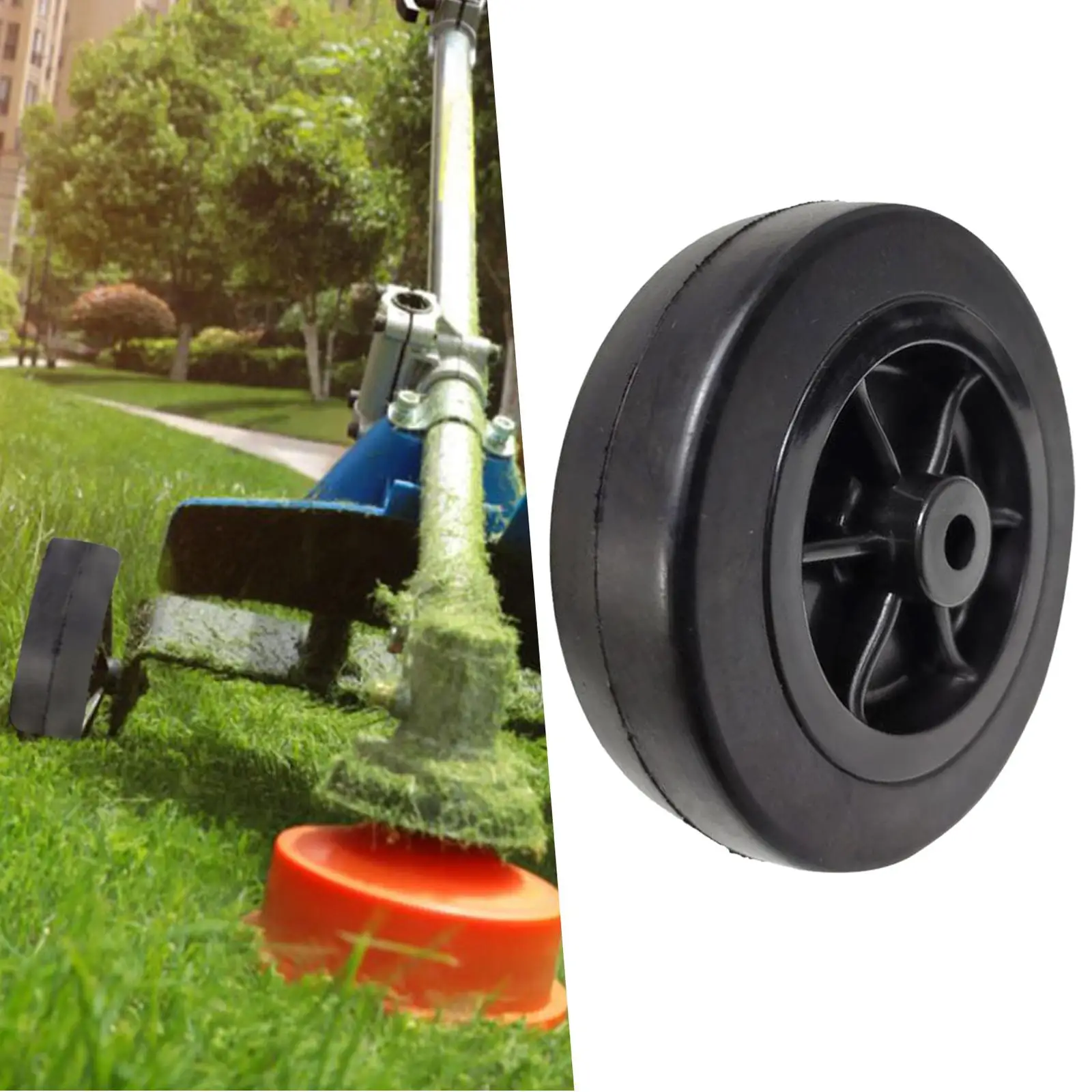 4-Collapsible-Wagon-Wheel-Replacement-Wear-Resistant-Load-Bearing-30kg-Rubber-Tire-Wheel-for-Garden-Picnic.jpg 4 "Összecsukható Kocsikerek Cseréje Kopásálló Rakomány Csapágy 30 Kg -Os Gumiabroncs Kerek Kerti Piknik Segédkocsihoz - Image 6