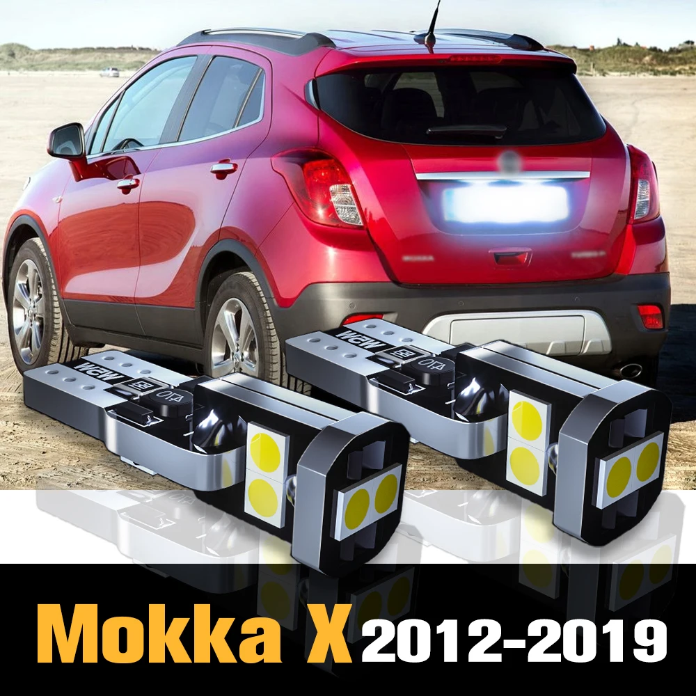 

2pcs Canbus LED License Plate Light Lamp Accessories For Opel Mokka X 2012 2013 2014 2015 2016 2017 2018 2019