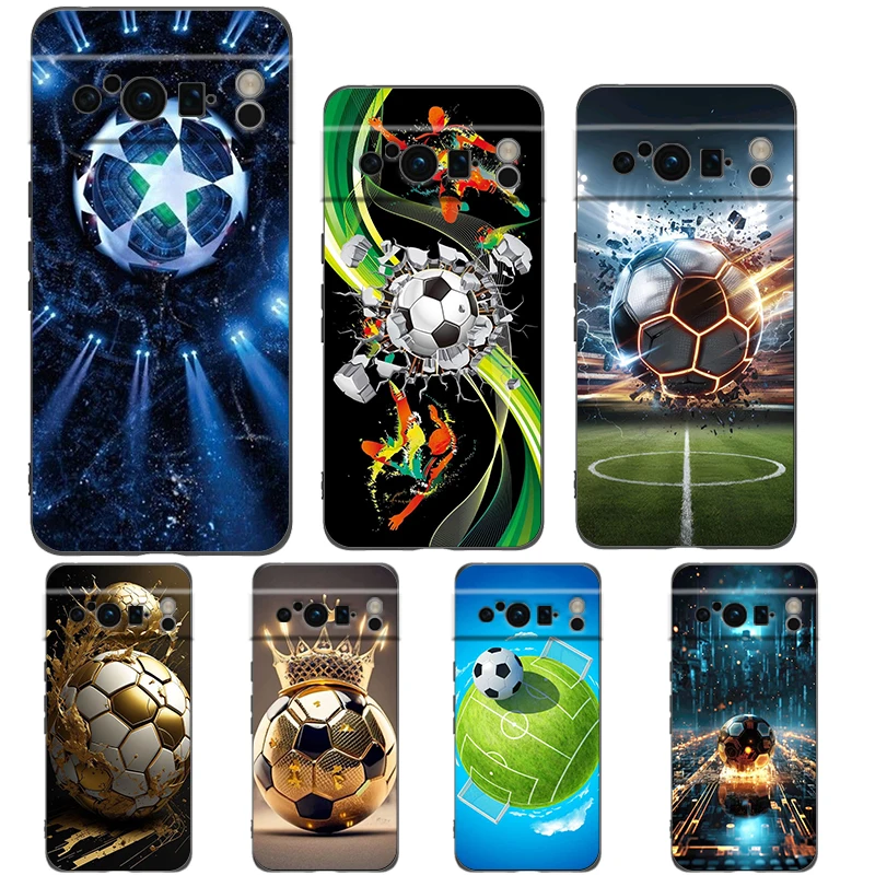 Premium Shockproof Football Design Phone Case Cover - Soft TPU Protective Shell