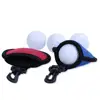 Golf Ball Cleaner Bag Inner Plush Wipe Clean Soft Effortless Golf Ball Washer Pouch with Buckle Soft Golf Washer Cleaning Bag 4