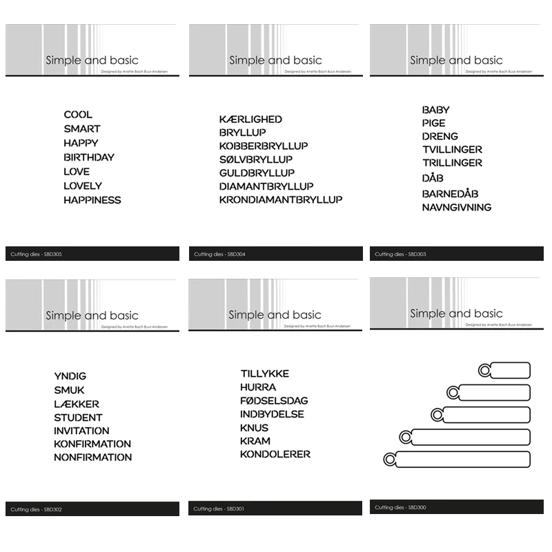 Banner Cut Words Testi Inglesi Fustelle In Metallo Per Il Nuovo 2023 Scrapbooking Paper Making Frame Card Craft Supplies No Stamp