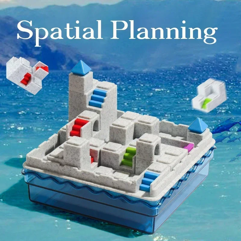 Board Game Puzzle Children Educational Toy Challenges Logic Thinking Game IQ Puzzle Spatial Imagination Kids Gift Clearance Toys 4