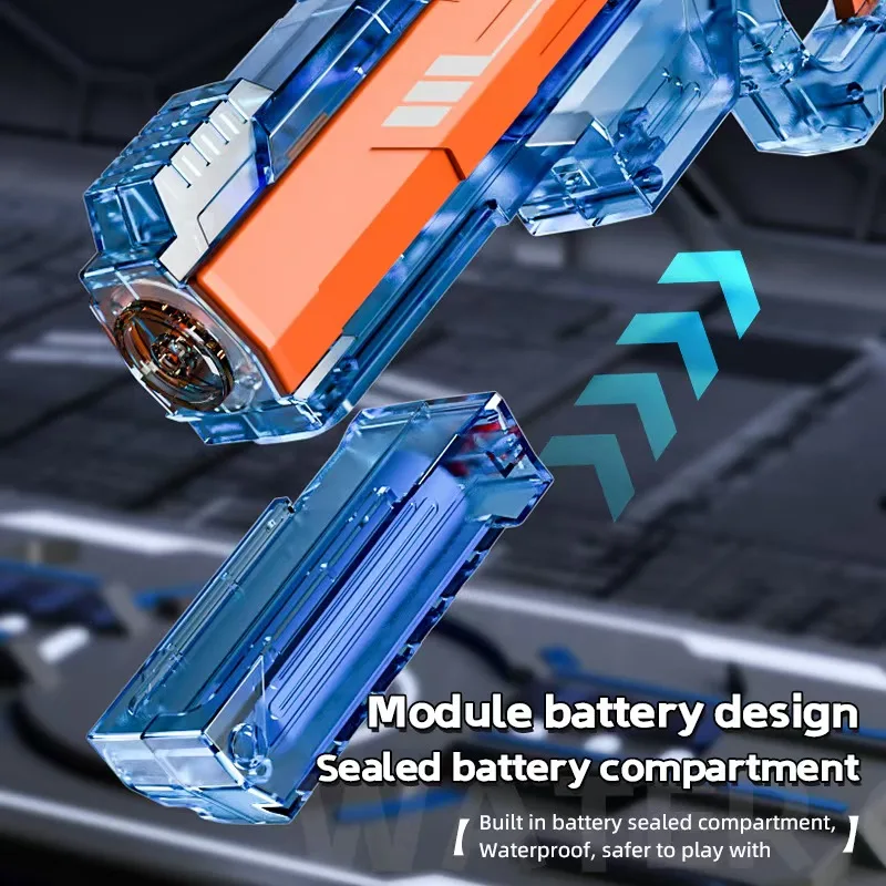 Electric Water Gun With light Sprays Flame Effect Outdoor Water Gun Toys