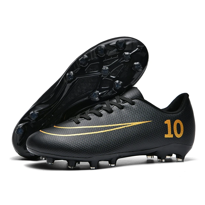 Football Shoes Men Soccer Cleats Low Ankle Studded Boots Outdoor Professional Field Boot Unisex Non-Slip Sneaker