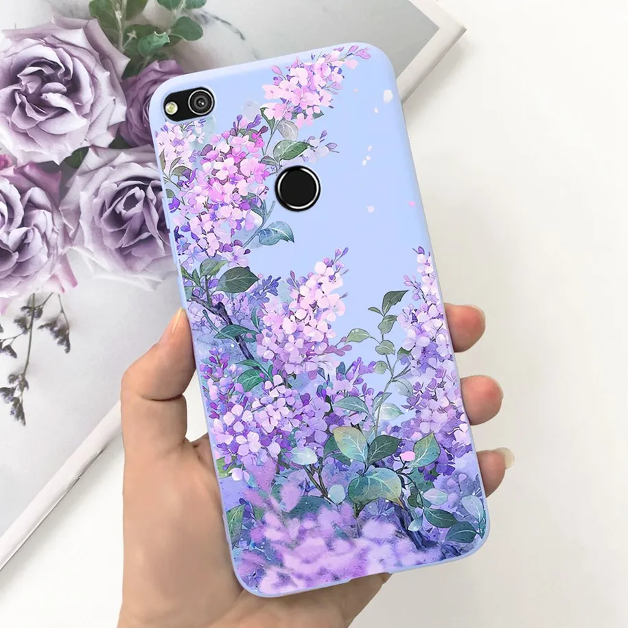Floral Pattern Soft Silicone Case - Stylish Back Cover with TPU Bumper