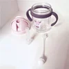 Baby Water Cup Straw Cute Anti-Choking Kindergarten Children Water Cup With Gravity Ball Duckbill Cup Infant Drinking Cup 3