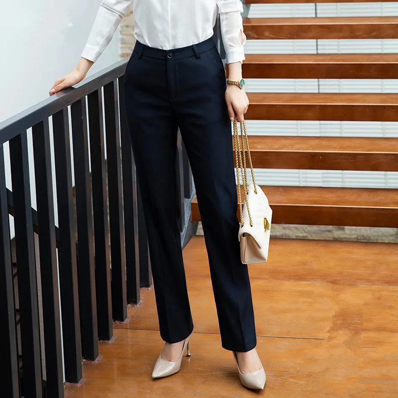 Women Suit Pants Spring Summer Office Lady Business Formal Working