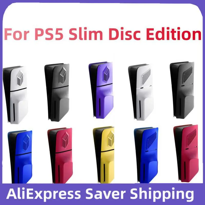 

Face Plates For PS5 SIim Disc Edition ABS Hard Anti-Scratch Replacement Shell Cover Dustproof Protective Case Skin For PS5 Slim