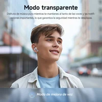 QCY Melobuds N50 — Auriculares Bluetooth 5.4, ANC Adaptativo, 6 Micrófonos, 28h Batería 3