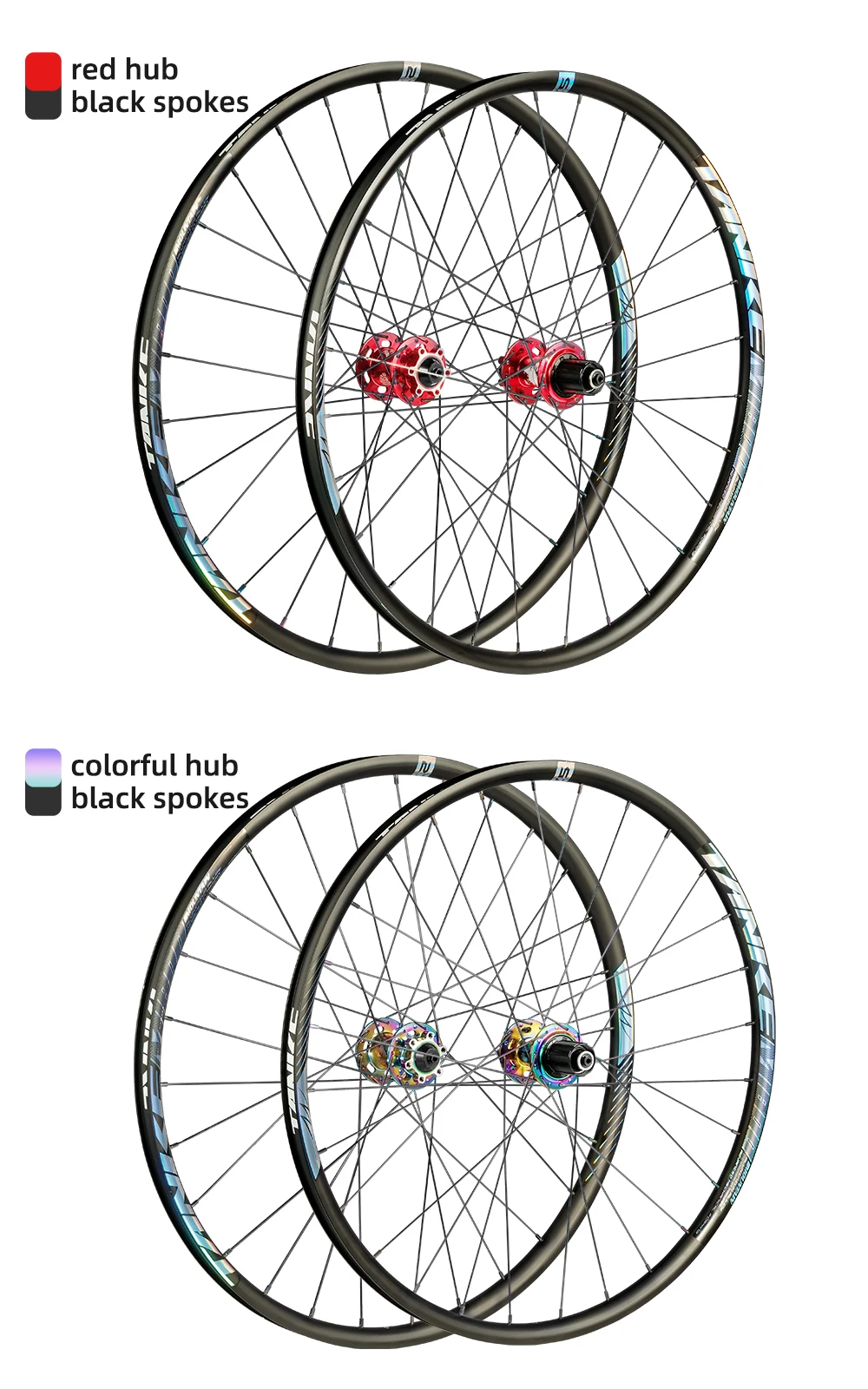 パーツ MTB TANKE 36mm - 160mm Travel TANKE 120 Click Hub 6 Bearing MTB Mountain Bike Hub Front