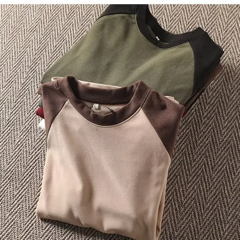 Men's Double-Sided Velvet Sweatshirt Casual Styling