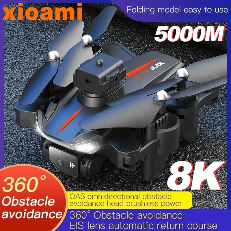 Per Xiaomi P11S Drone 8K Hd Camera Evitamento Ostacoli Mini Fotografia Aerea Elicottero Quadcopter Pieghevole Professionale