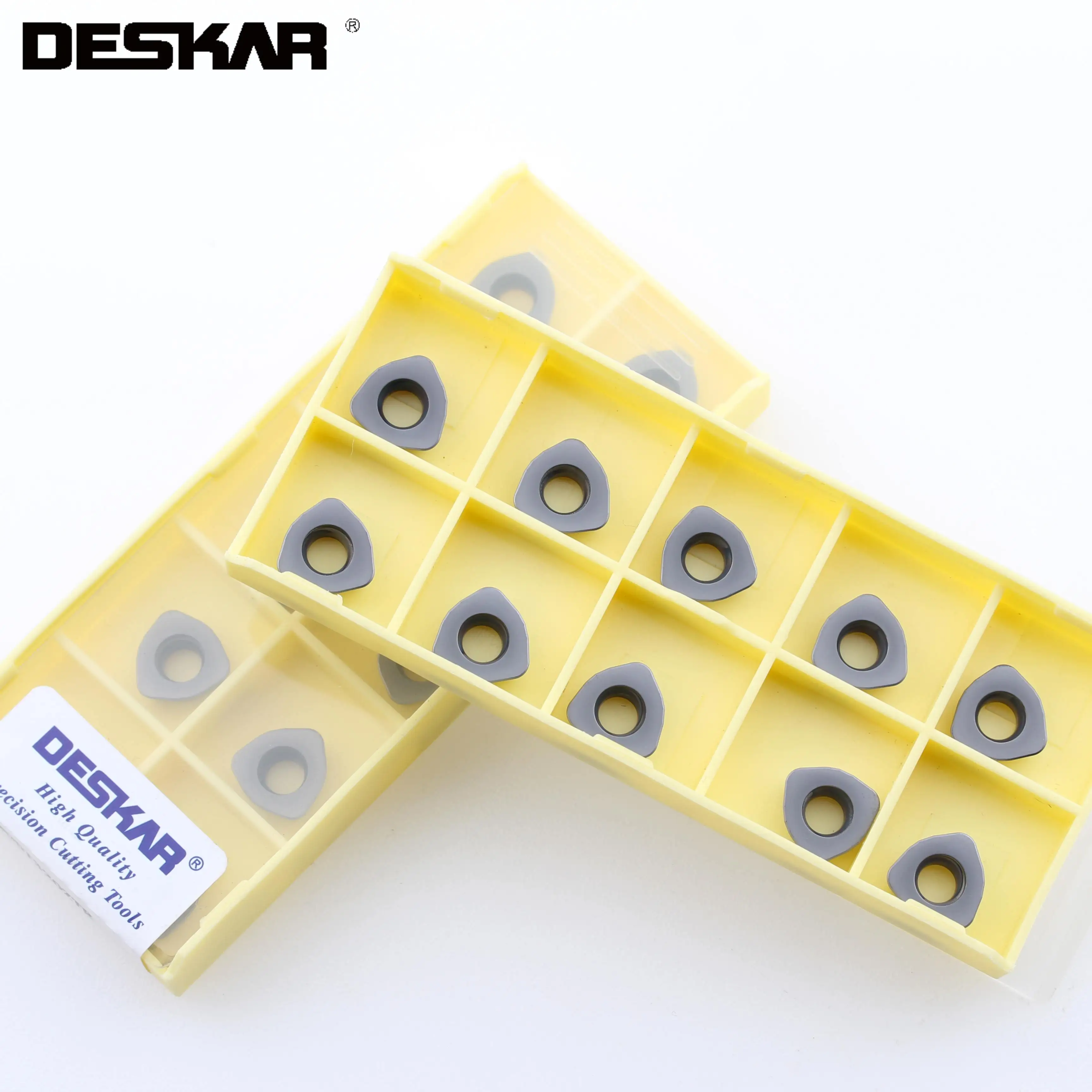 

DESKAR WDMW06T320ZTR LF6018 Milling Cutting Cutter Carbide Inserts CNC Lathe Tool Parts For Stainless Steel
