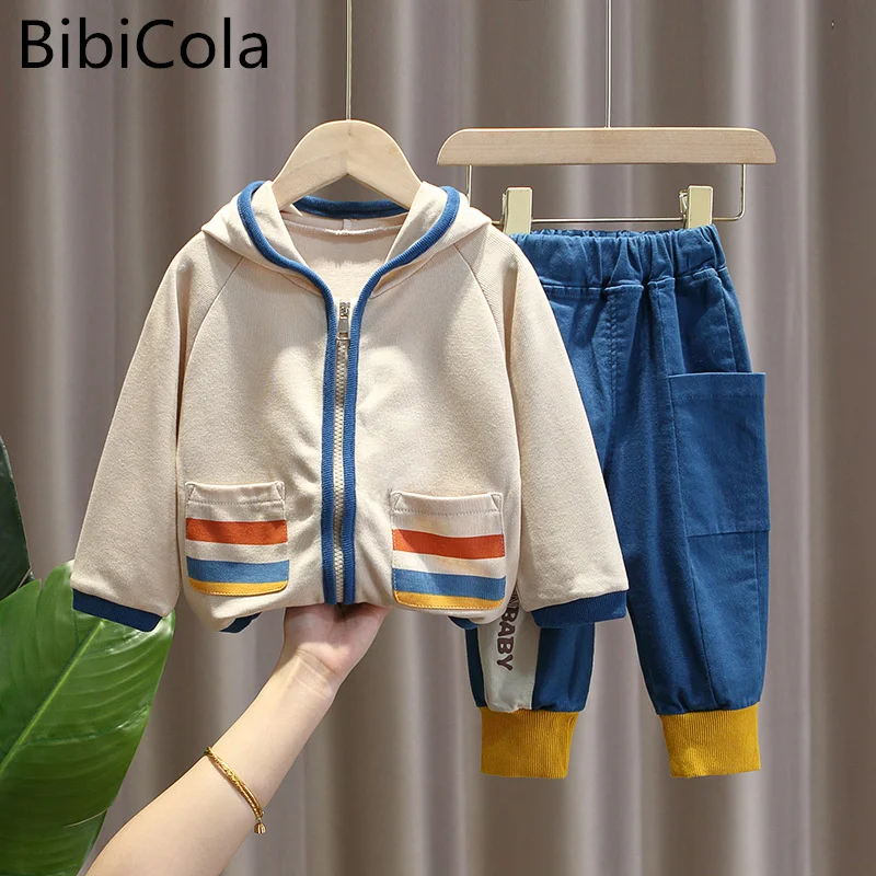 

Baby Clothing Sets Children 1 2 3 4 5 Years Casual suit Boys Tracksuits Kids Brand Sport Suits Cotton Hoodies Top +Pants Outfit
