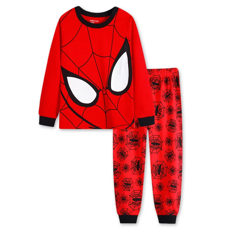 Pajamas Sets Children Pajamas Kids Clothes Sets 2pcs/set Kids Pajamas SpiderMan Sets Baby Girls Boys Clothes Pijamas Hulk Cartoon Long Sleeve Tshirt+Pants Set Home Costume