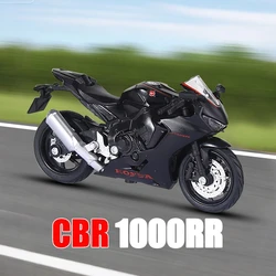 Premium 1:18 Alloy Motorcycle Model Collection - Genuine Authorization Miniature Toy (CBR 1000RR Black)