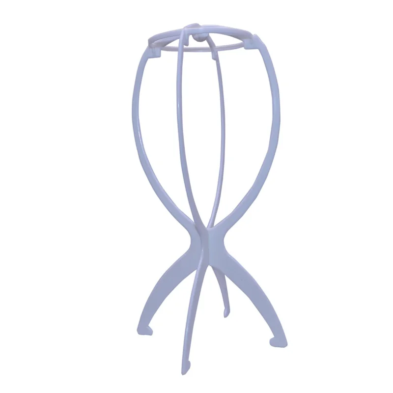 Collapsible Wig and Hat Display Stand - Durable Travel-Friendly Styling Holder