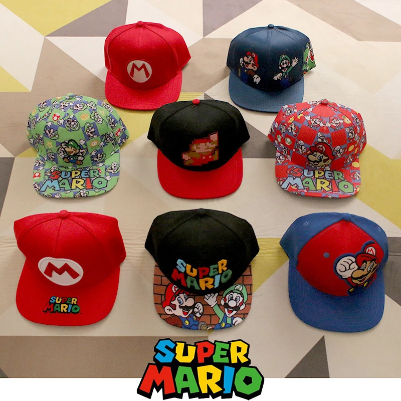 Cartone animato Super Mario Cosplay puntelli cappello da Baseball Luigi  Bros Cosplay Cap gioco Super Mario cappello adulto bambini con visiera  cappello ombreggiatura moda